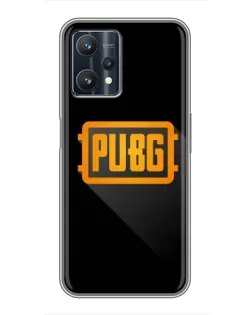 Чехол для Realme 9 Pro Plus с картинкой «PUBG — рамка лого»