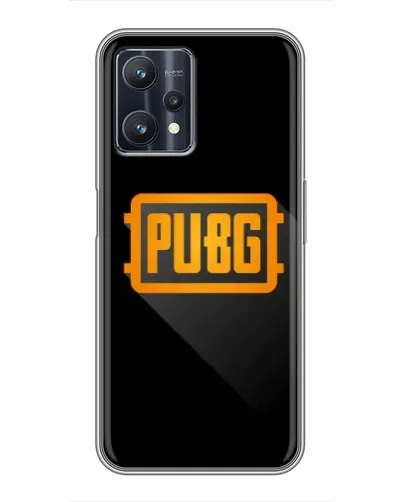 Чехол для Realme 9 Pro Plus с картинкой «PUBG — рамка лого»