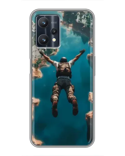 Чехол для Realme 9 Pro Plus с картинкой «PUBG — свободное падение»
