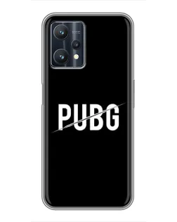 Чехол для Realme 9 Pro Plus с картинкой «PUBG — белый логотип»