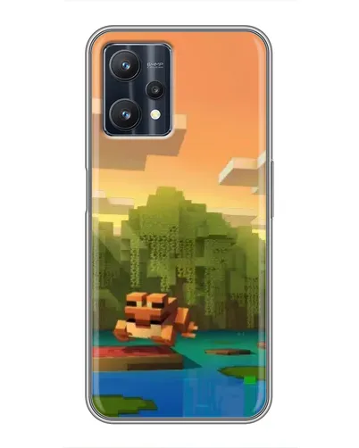 Чохол для Realme 9 Pro Plus з картинкою «Майнкрафт захід сонця» Чохол для Realme 9 Pro Plus з картинкою «Майнкрафт захід сонця»