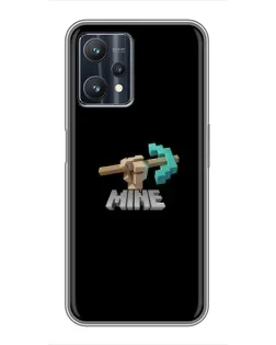 Чехол для Realme 9 Pro Plus с картинкой «Алмазная кирка»