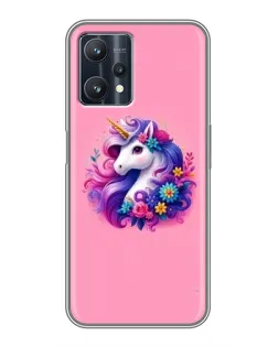 Чехол для Realme 9 Pro Plus с картинкой «Сказочный единорог»