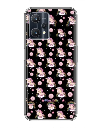 Чехол для Realme 9 Pro Plus с картинкой «Magic Unicorn паттерн» Чехол для Realme 9 Pro Plus с картинкой «Magic Unicorn паттерн»