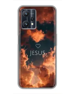 Чехол для Realme 9 Pro Plus с картинкой «Сияние Имени Jesus»