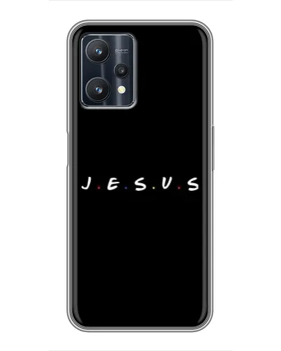 Чехол для Realme 9 Pro Plus с картинкой «Точки веры J.E.S.U.S.»