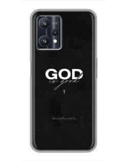 Чехол для Realme 9 Pro Plus с картинкой «GOD — Бог над всем»