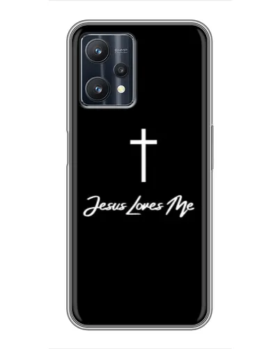 Чехол для Realme 9 Pro Plus с картинкой «Иисус любит тебя»