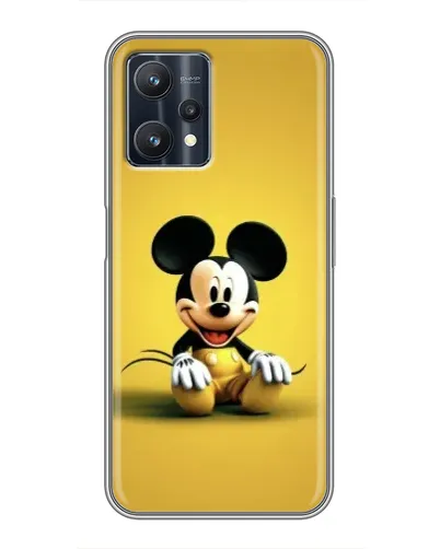 Чехол для Realme 9 Pro Plus с картинкой «Микки на желтом» Чехол для Realme 9 Pro Plus с картинкой «Микки на желтом»