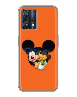 Чохол для Realme 9 Pro Plus з картинкою «Серце Міккі Мінні»