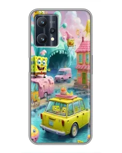 Чехол для Realme 9 Pro Plus с картинкой «Монстр-трак приключения»