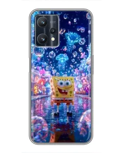 Чехол для Realme 9 Pro Plus с картинкой «Неоновый океан»