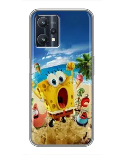 Чехол для Realme 9 Pro Plus с картинкой «Развлечения на пляже»