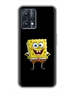 Чехол для Realme 9 Pro Plus с картинкой «Классический Губка Боб»