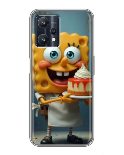 Чехол для Realme 9 Pro Plus с картинкой «Повар Спанч Боб»