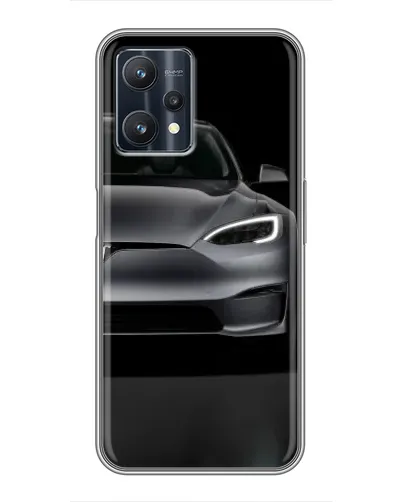 Чехол для Realme 9 Pro Plus с картинкой «Tesla Model S Look»