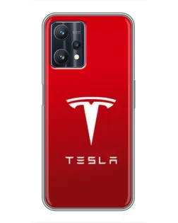 Чехол для Realme 9 Pro Plus с картинкой «Tesla Red Classic»