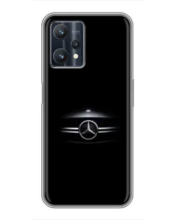 Чехол для Realme 9 Pro Plus с картинкой «Mercedes — абстрактные линии»