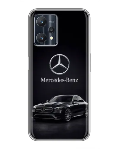 Чехол для Realme 9 Pro Plus с картинкой «Mercedes — решетка радиатора»