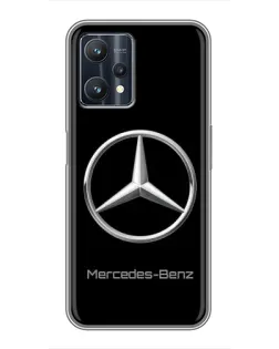 Чехол для Realme 9 Pro Plus с картинкой «Mercedes Silver Logo»