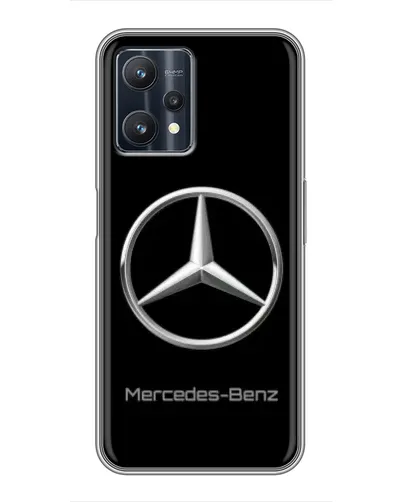 Чехол для Realme 9 Pro Plus с картинкой «Mercedes Silver Logo»