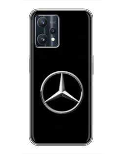 Чехол для Realme 9 Pro Plus с картинкой «Mercedes классический лого»