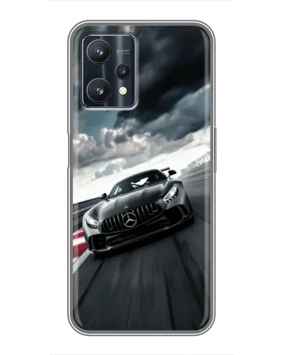 Чехол для Realme 9 Pro Plus с картинкой «Гоночный Mercedes AMG»
