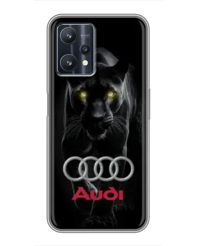 Чехол для Realme 9 Pro Plus с картинкой «Пантера и Audi»