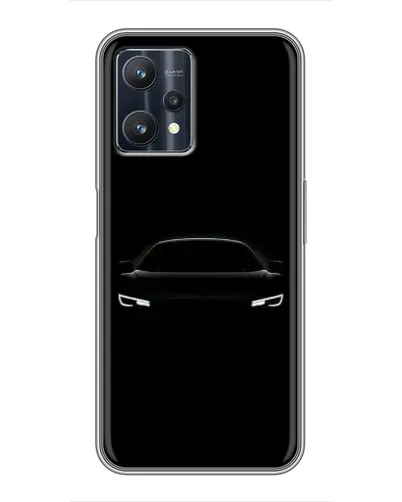 Чехол для Realme 9 Pro Plus с картинкой «Взгляд Audi в темноте»