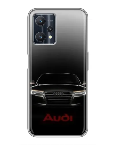 Чехол для Realme 9 Pro Plus с картинкой «Audi — градиентный контур»