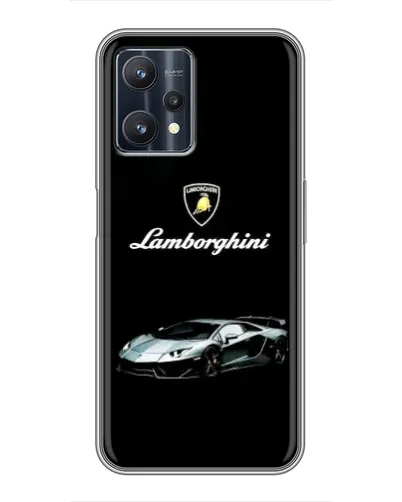 Чехол для Realme 9 Pro Plus с картинкой «Логотип Lamborghini классика»