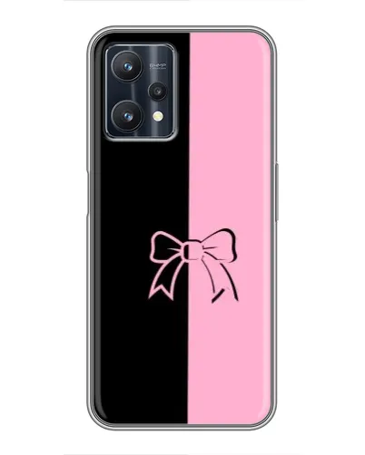 Чехол для Realme 9 Pro Plus с картинкой «Половинки банта»