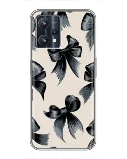 Чехол для Realme 9 Pro Plus с картинкой «Банты Coquette»