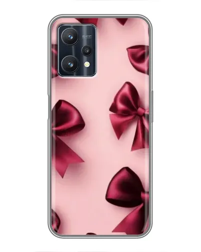 Чехол для Realme 9 Pro Plus с картинкой «Бордовый атлас»