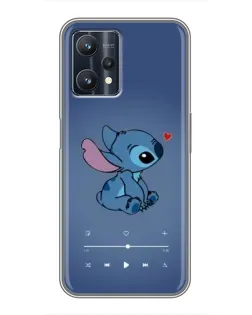 Чехол для Realme 9 Pro Plus с картинкой «Музыкальный Stitch»
