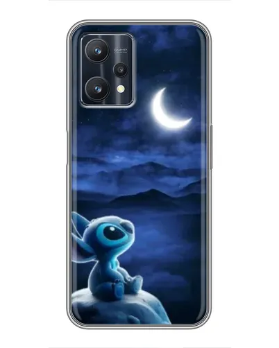 Чехол для Realme 9 Pro Plus с картинкой «Лунная ночь Стича»