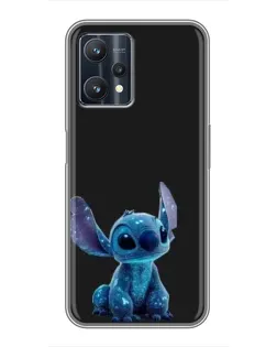 Чохол для Realme 9 Pro Plus з картинкою «Стіч на чорному»