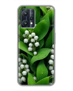 Чехол для Realme 9 Pro Plus с картинкой «Ландыши в зелени»
