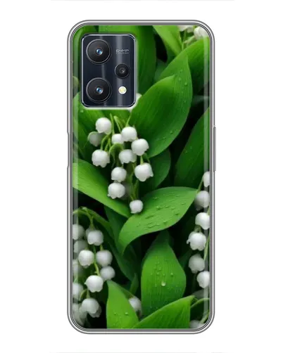 Чехол для Realme 9 Pro Plus с картинкой «Ландыши в зелени»