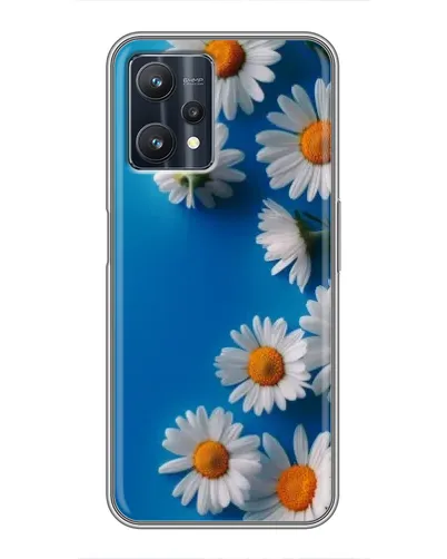 Чехол для Realme 9 Pro Plus с картинкой «Белоснежные маргаритки»