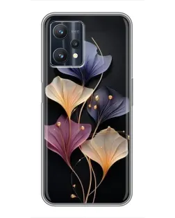 Чехол для Realme 9 Pro Plus с картинкой «Лиловые цветы грации»