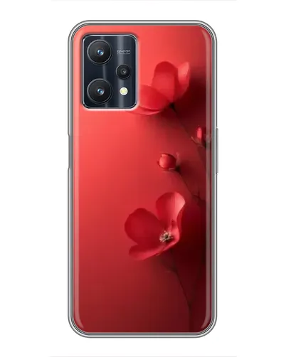 Чехол для Realme 9 Pro Plus с картинкой «Маковые соцветия»