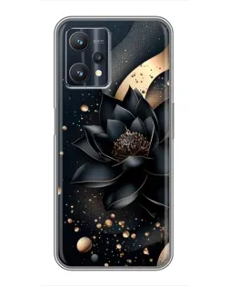 Чехол для Realme 9 Pro Plus с картинкой «Черный лотос»