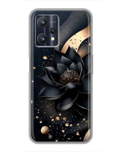 Чехол для Realme 9 Pro Plus с картинкой «Черный лотос»