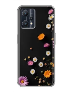 Чехол для Realme 9 Pro Plus с картинкой «Цветочная композиция»