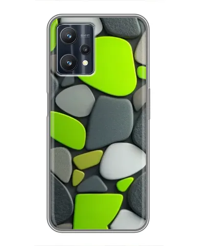 Чехол для Realme 9 Pro Plus с картинкой «Яркая неоновая галька»