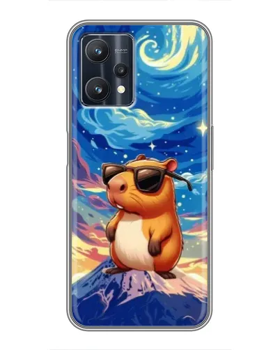 Чехол для Realme 9 Pro Plus с картинкой «Капибара Ван Гога»
