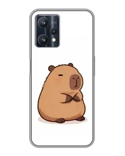 Чехол для Realme 9 Pro Plus с картинкой «Толстенькая капибара»