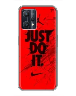 Чехол для Realme 9 Pro с картинкой «Nike Just Do It»