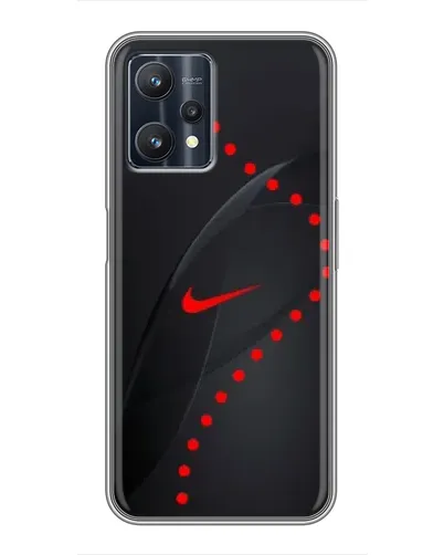 Чехол для Realme 9 Pro с картинкой «Абстрактный дизайн Nike»